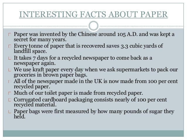 list of different types of paper what is paper made of
